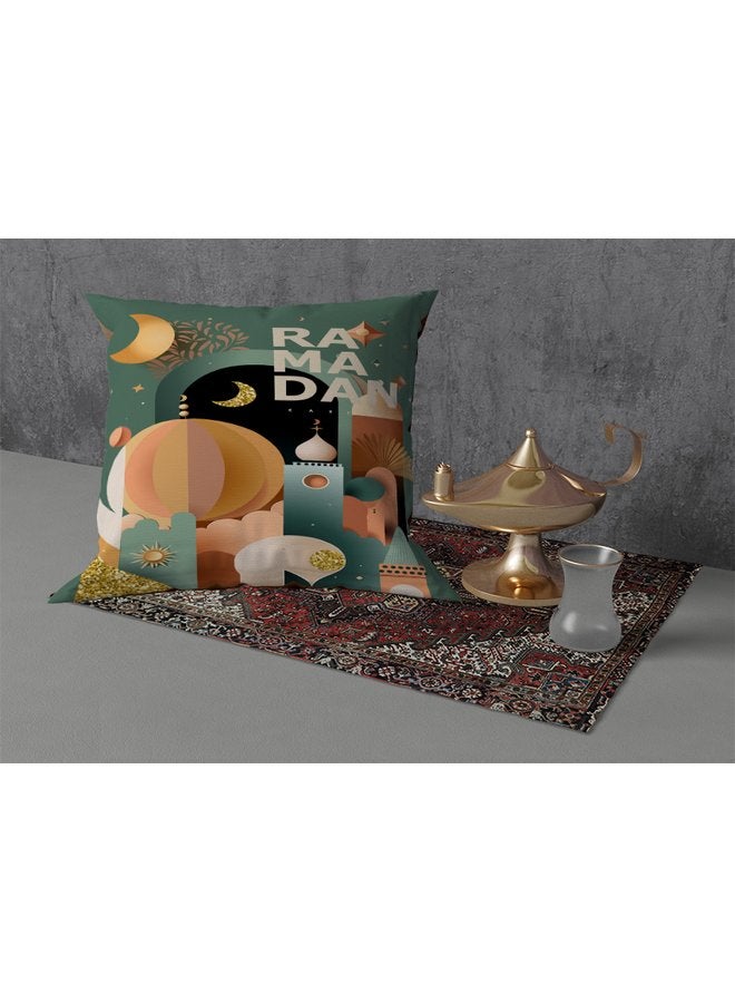 وسائد رمضانية مخملية تضيف لمسة رائعة لديكور المنزل في رمضان 45x45 cm